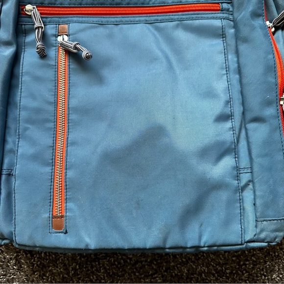 Vera Bradley Lighten Up Grand Backpack in Mineral Blue - Picture 2 of 8